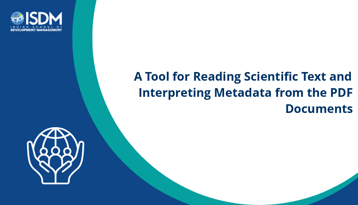 A tool for extracting scientific text and metadata